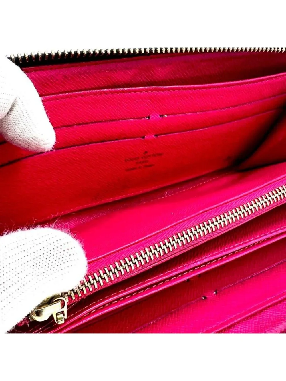 Louis Vuitton Multicolor Monogram Zippy Wallet Pink